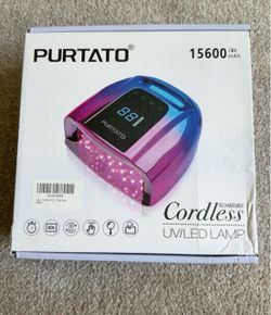 PURTATO Cordless UV/LED Nail Lamp