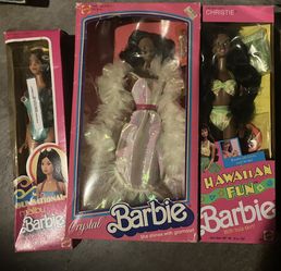 Three New Unopened Vintage Barbie Dolls