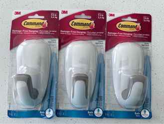3M Command Jumbo Bath Hooks