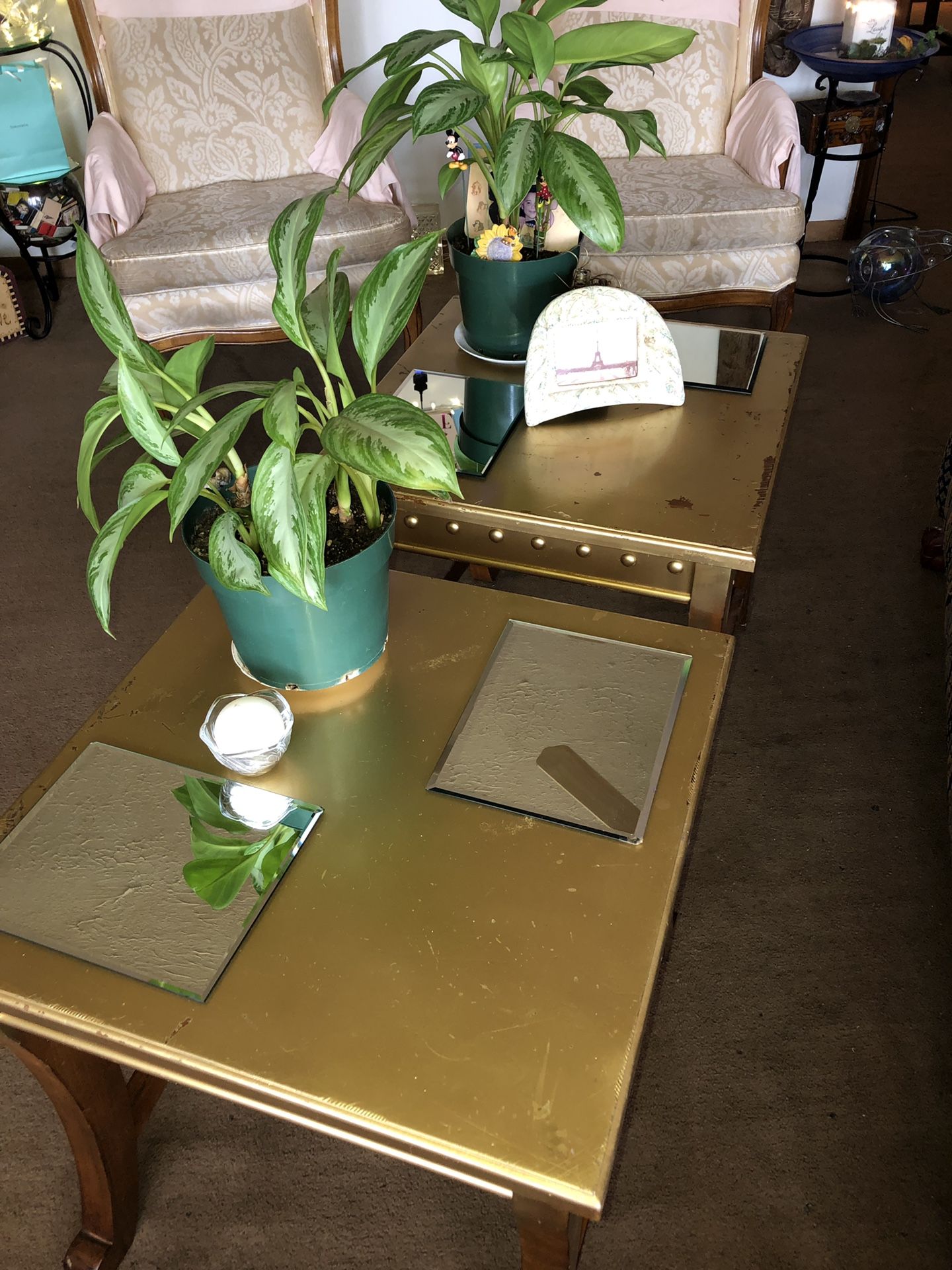 Your next “DIY” awaits U!! 2 (brown) side or what not tables