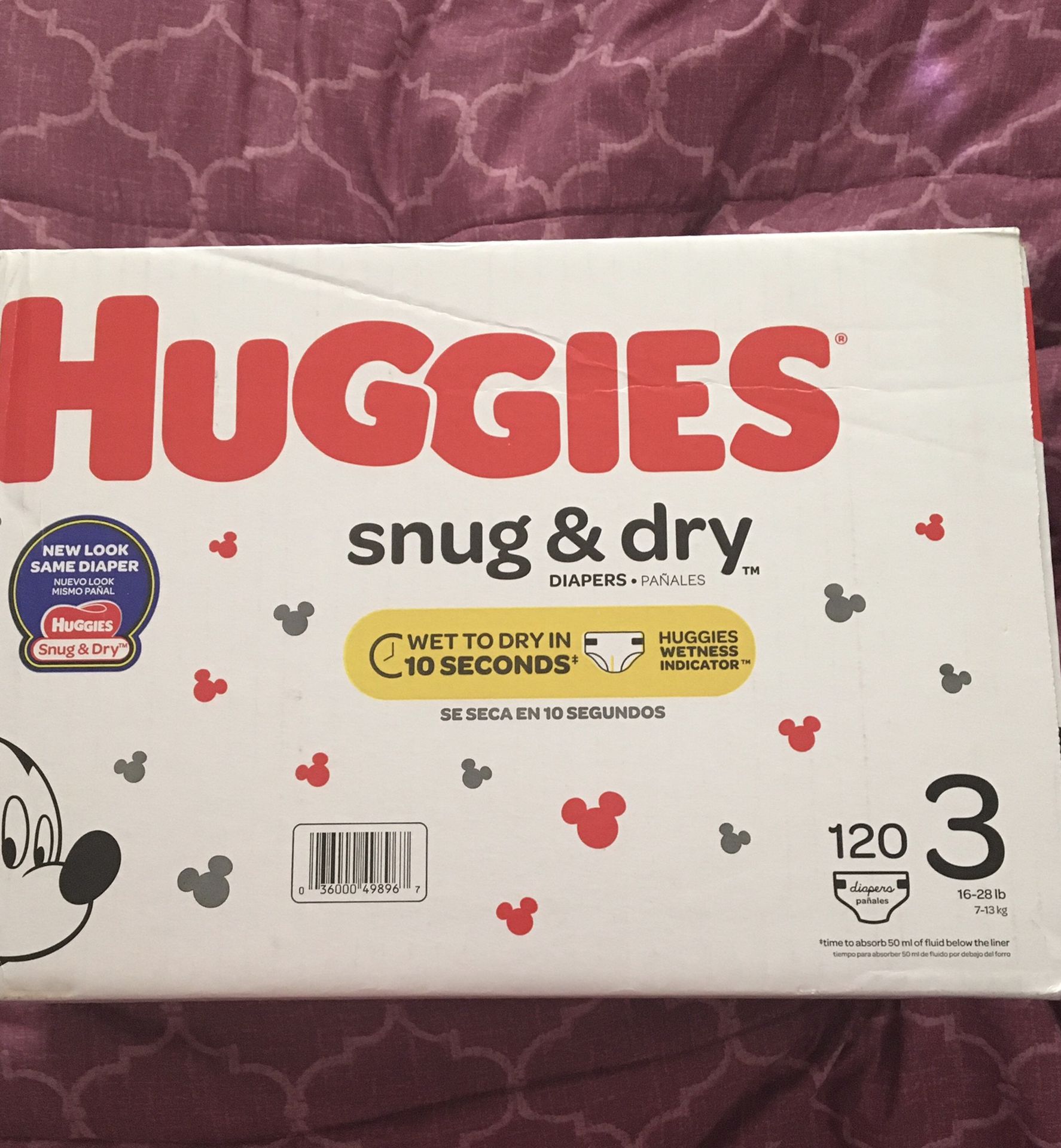 Huggies Size 3 120 Diapers