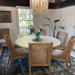 Cane Dining Chairs - set of (4)