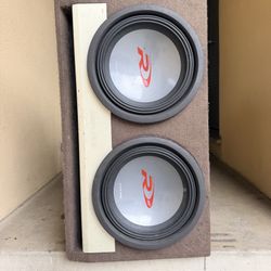 2 12” Alpine Type R Subwoofers