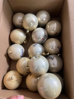 Set of Coors beer Xmas Ball ornaments