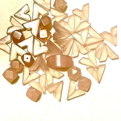 Large Lot Of PinK Quartz Beads