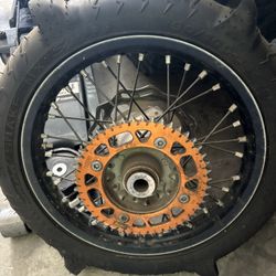 Ktm  85 Rear Wheel And Paddle 