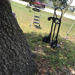 Hand Truck Converts To 4 Wheel Cart $75 Orange One Appliance Dolley $55 Rolling Cart $30&$20