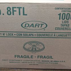 Dart 8FTL 1000 Lift N Lock Lids