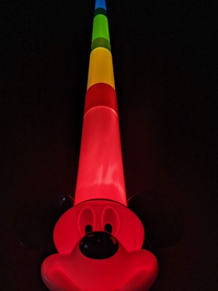 Disney Parks Resort Mickey Mouse Light Saber Rainbow Light Up Sword