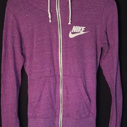 Nike Purple Zip-Up Hoodie