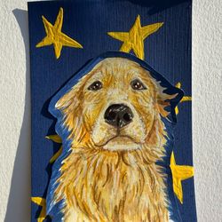 Custom Animal Paintings - Original Mini, Hand Painted Pet Portraits by Local Artist (ACEOs)
