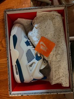 Military Blue Jordan 4s