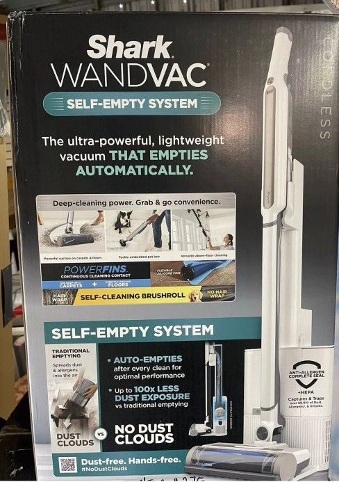 Shark Self Emptying Vacuum System