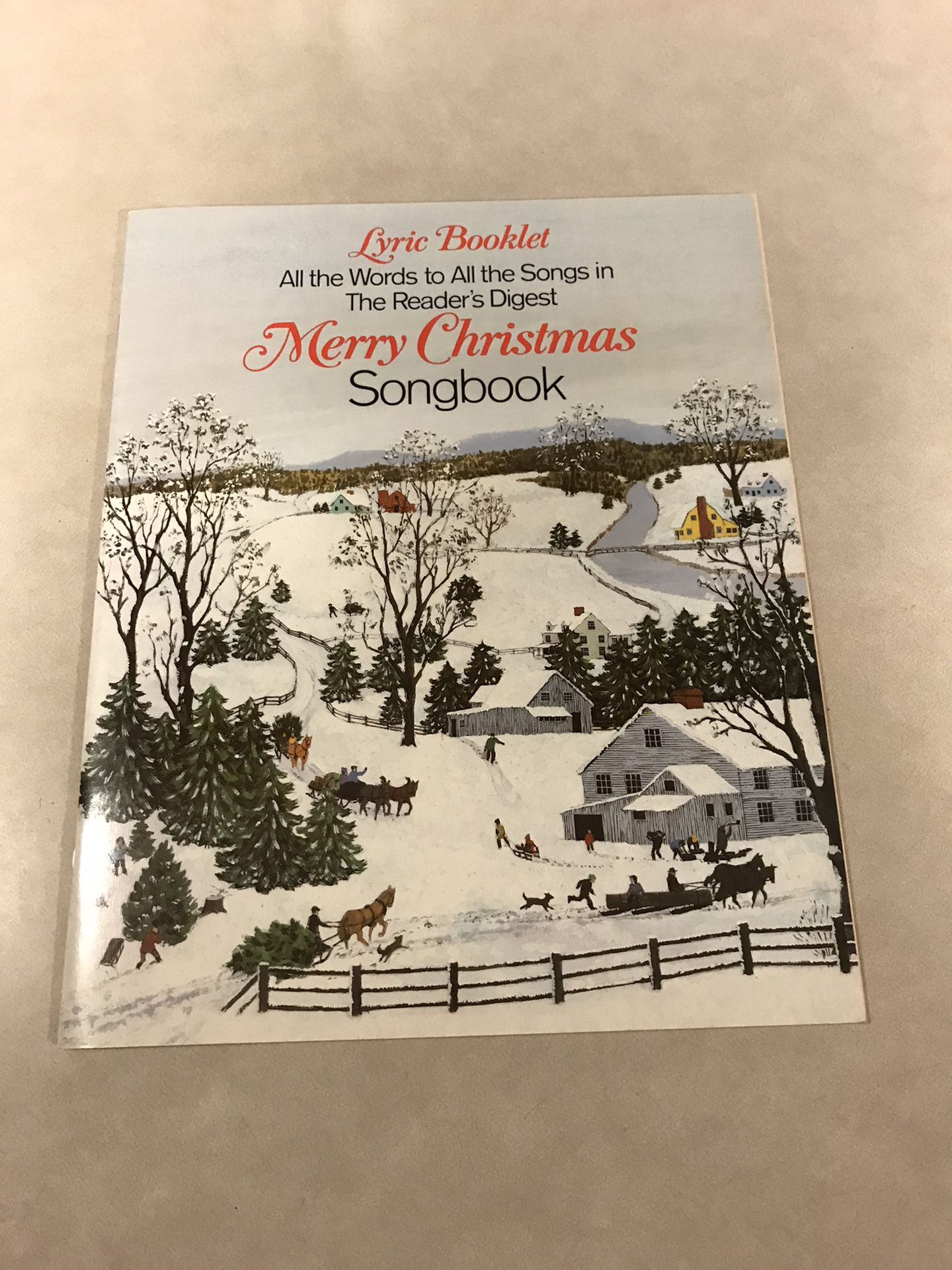 Merry Christmas Song Book