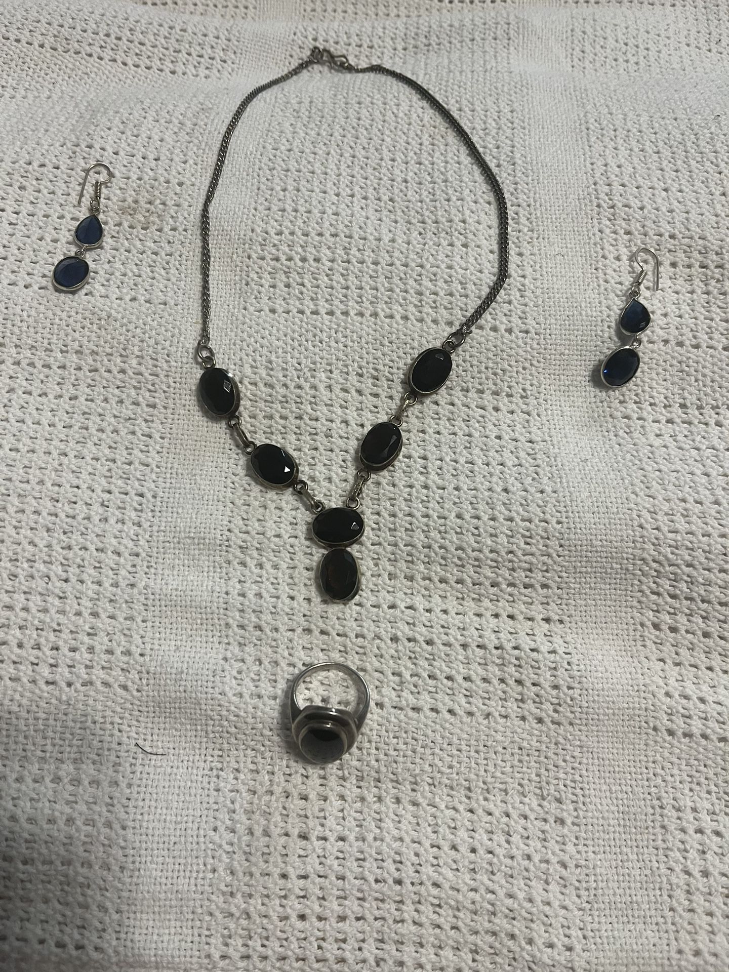 Black Onyx and Sterling Silver