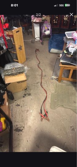 Jumper cables 2 sets choose when you get here don't know the length Pick up Airport Dr or Rosedale close to home depot . Message for meet
