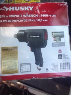 3/4" impact wrench 1400 ft-lbs