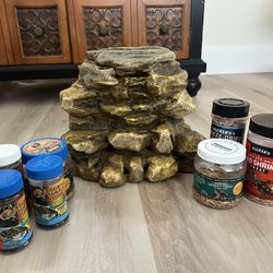 Filter Sunbathing Rock for Turtles