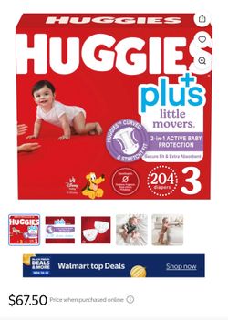 Size 3 Huggies Diapers