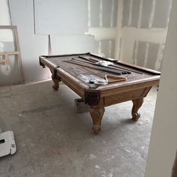  8’ Olhausen pool Table 