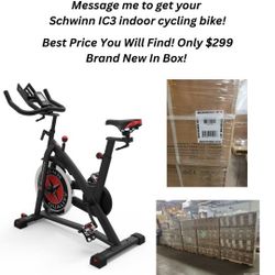 New Scwinn Exercise Bike IC3 Indoor Cycling 