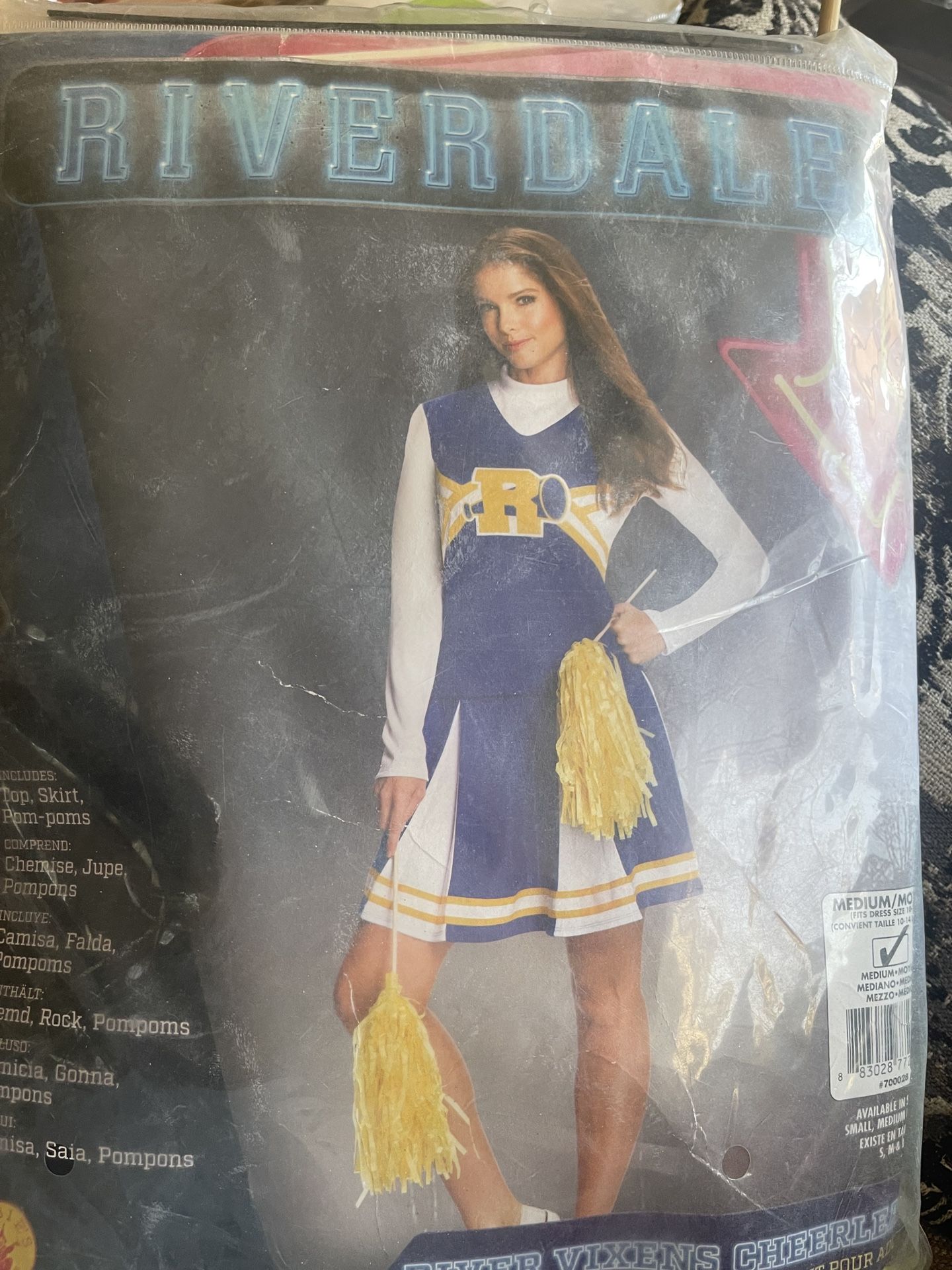 Riverdale Vixens Cheerleader Women’s Halloween Costume Medium