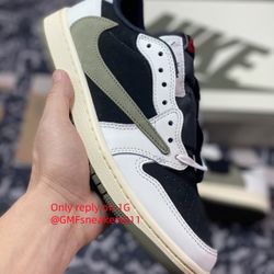 Travis Scott x Air Jordan 1 Low  Olive