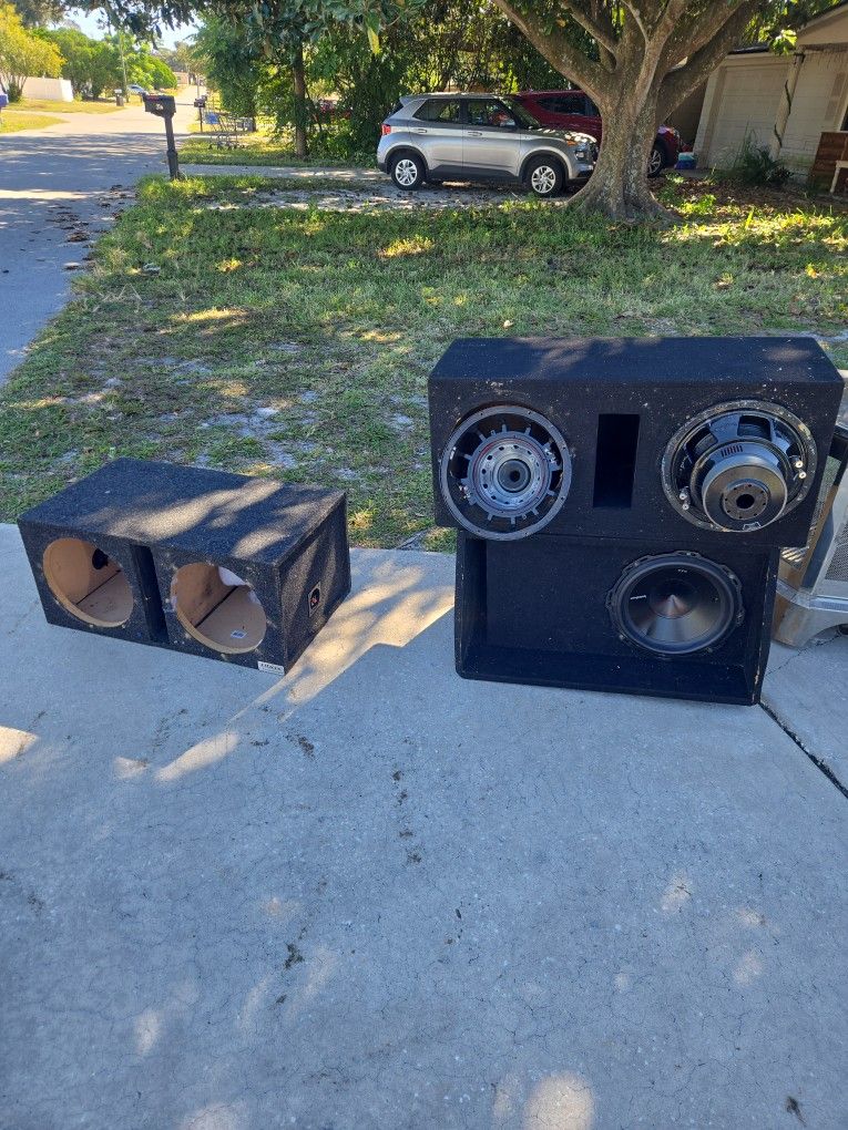 12 Inch Speakers And Boxes 