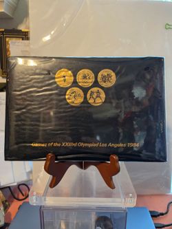 1984 Olympic Games Commerative Coins Sealed New vintage