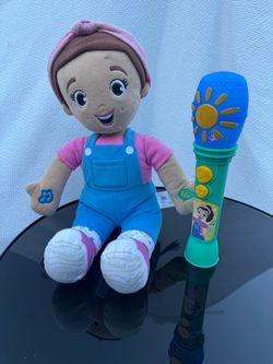 Ms. Rachel Plush Doll with Toy Microphone