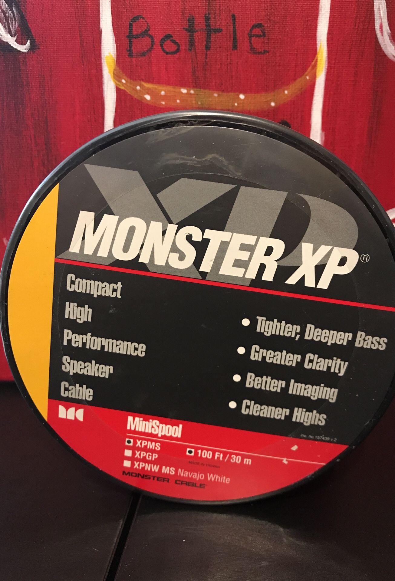 Monster Cable XP 16 Gauge High Performance Speaker Wire - 100 Feet Biggie Spool
