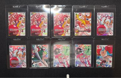 One Piece Round One Promo Cards - Luffy/Nami/Chopper/Zoro/Brook/Franky