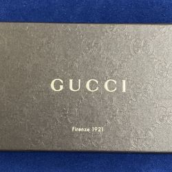Gucci Small Empty Box With Gold Lettering 5.5” X 3.5” X 1 Inch.