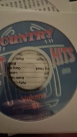 Country Hits Music CD Volume 61