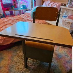 Vintage Children's Wooden Desk 