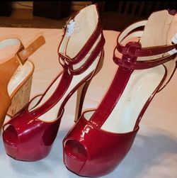 Red Platform High Heels
