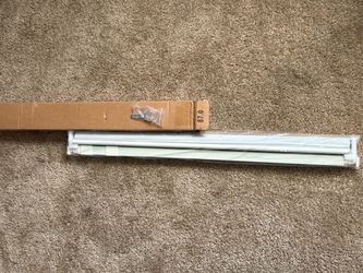 White Window Blind Rails and Hardware