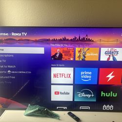 65” Hisense Roku Tv