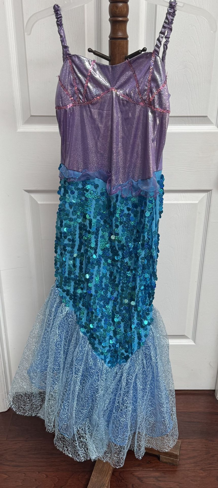 Childs Mermaid Dress Costume Large 10-12 Just $5 xox