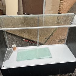 Glass Showcase With Shelving Units
