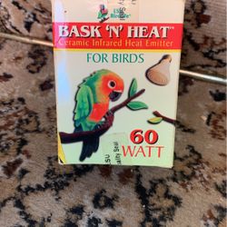 Bask n Heat 60watt For Birds