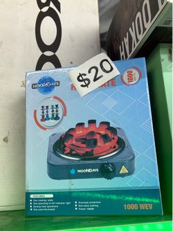 Brand New Moondays 1000W Electric Hot Plate