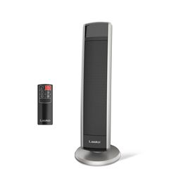 NEW Lasko Oscillating Digital Ceramic Tower Heater for Large Rooms, with Adjustable Thermostat, Timer and Remote Control, 29 Inches, 150OW, Black, 558