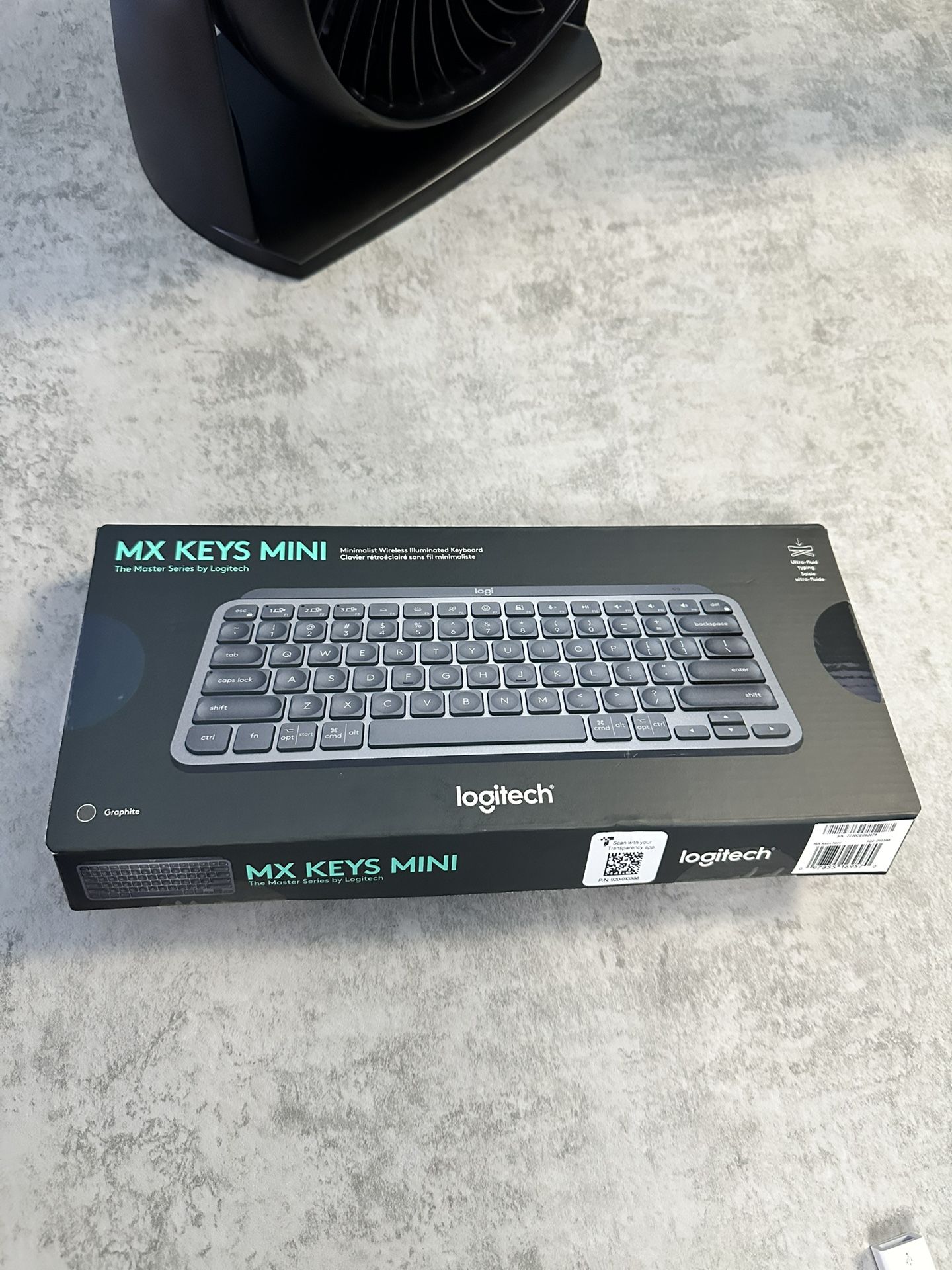 Logitech MX Keys Mini Minimalist Wireless Illuminated Keyboard, Compact, Bluetooth, Backlit, USB-C, Compatible with Apple macOS, iOS, Windows, Linux,