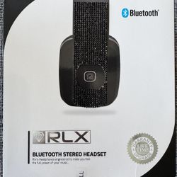 RLX Bluetooth Stereo Headset - Lifetime Warranty - Bling