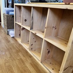 Wooden Storage Shelf