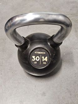 Fitbench kettlebell 30lb.