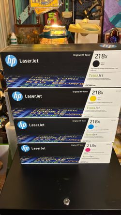 Brand New Sealed HP 218X Toner Set - 4 High Yield Colors (Full Set)
