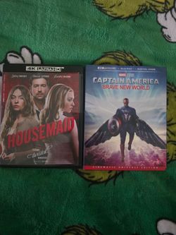 The Housemaid & Captain America Brave New World 4K Movies