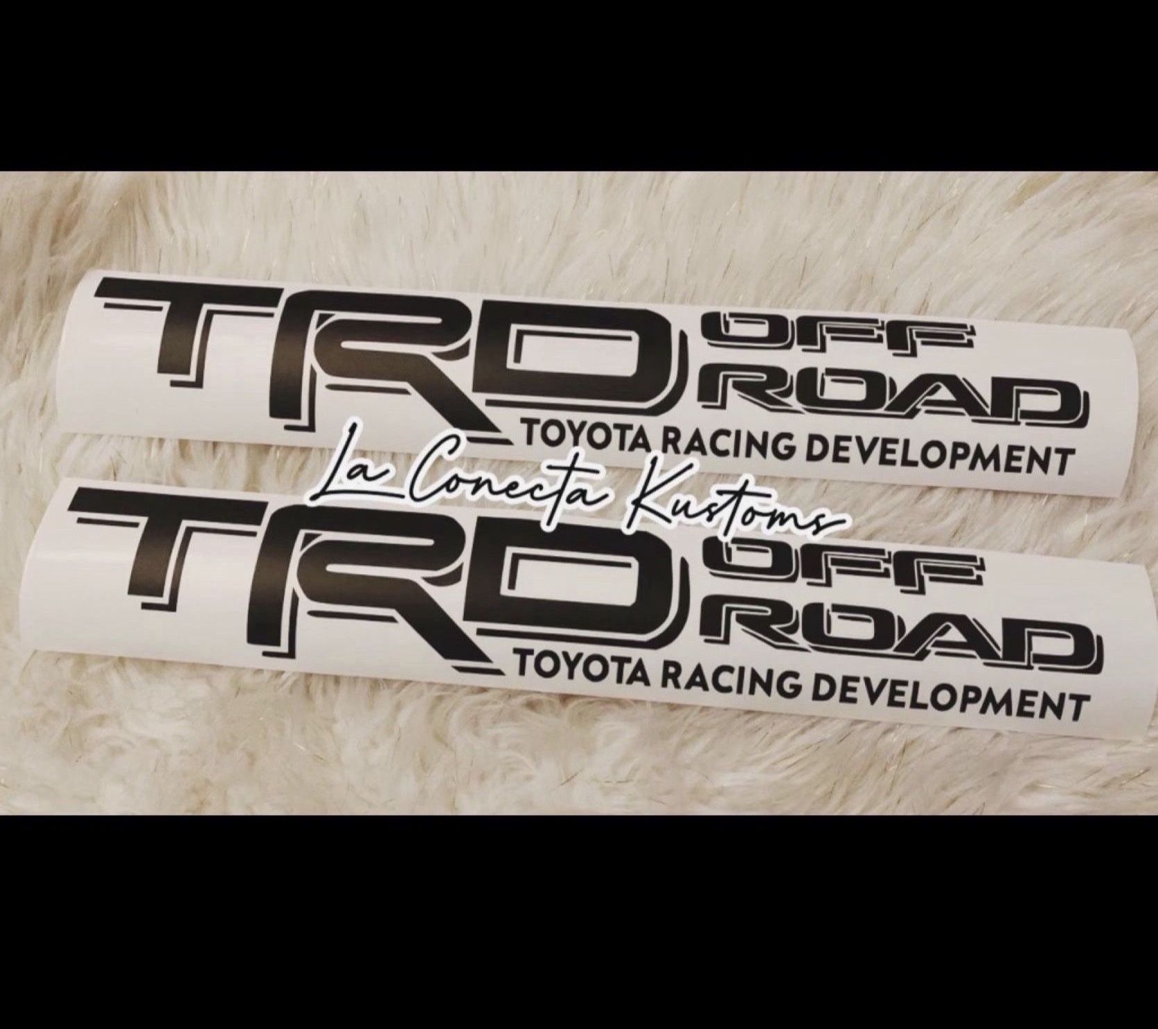 Brand new TRD off road Toyota racing development Vinyl sticker decal
